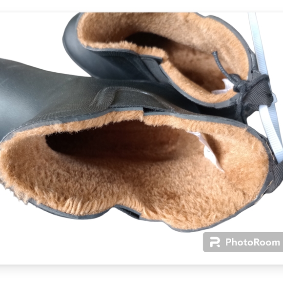 Chooka Waterproof Plush Chelsea Bootie Rain Boots - Picture 8 of 8